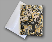 Load image into Gallery viewer, Purdue University Note Card Set of 6 by Justin Patten