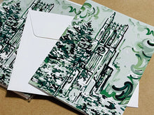 Load image into Gallery viewer, Michigan State University Note Card Set of 6 by Justin Patten