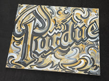 Load image into Gallery viewer, Purdue Script Painting by Justin Patten 30x24(Custom Painting)