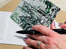 Load image into Gallery viewer, Michigan State University Note Card Set of 6 by Justin Patten