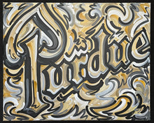 Load image into Gallery viewer, Purdue Script Painting by Justin Patten 30x24(Custom Painting)
