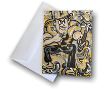 Load image into Gallery viewer, Purdue University Note Card Set of 6 by Justin Patten
