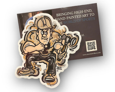 Purdue Pete magnet by Justin Patten.  For your car or fridge. 