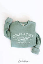 Load image into Gallery viewer, COMFY AND COZY HOMEBODY CLUB Graphic Sweatshirt | 2 Colors
