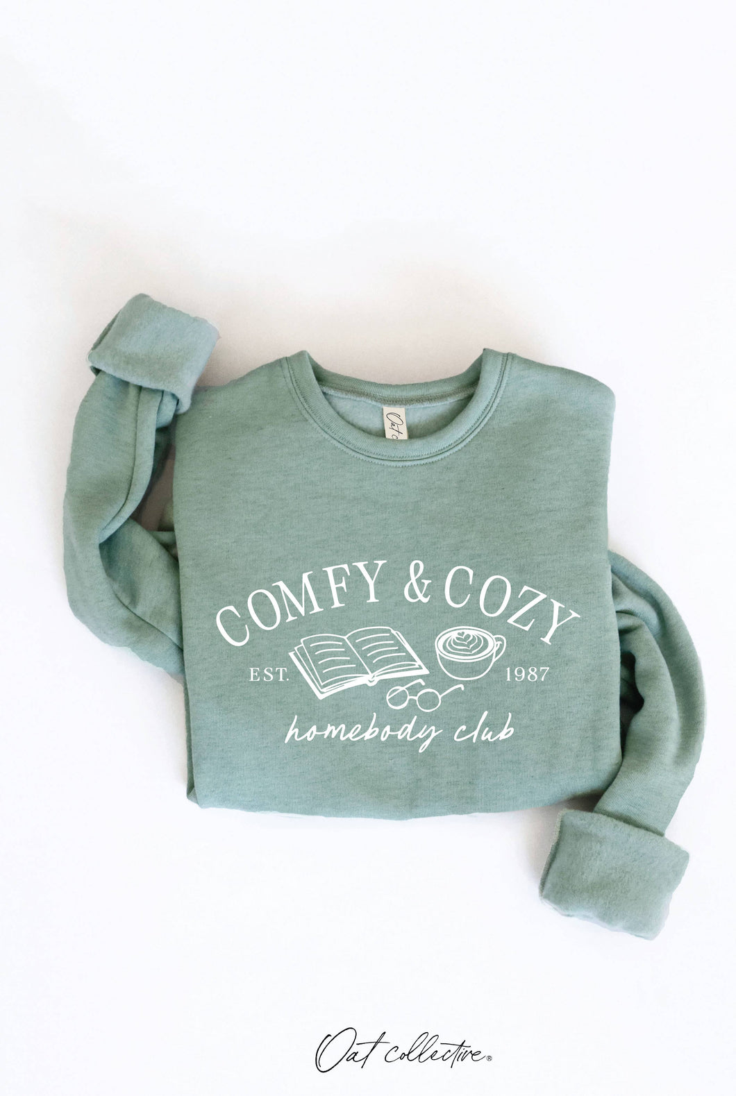 COMFY AND COZY HOMEBODY CLUB Graphic Sweatshirt | 2 Colors