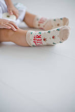 Load image into Gallery viewer, Matching Parent &amp; Toddler Christmas Socks – “Cookie Baker &amp; Cookie Tester” Design
