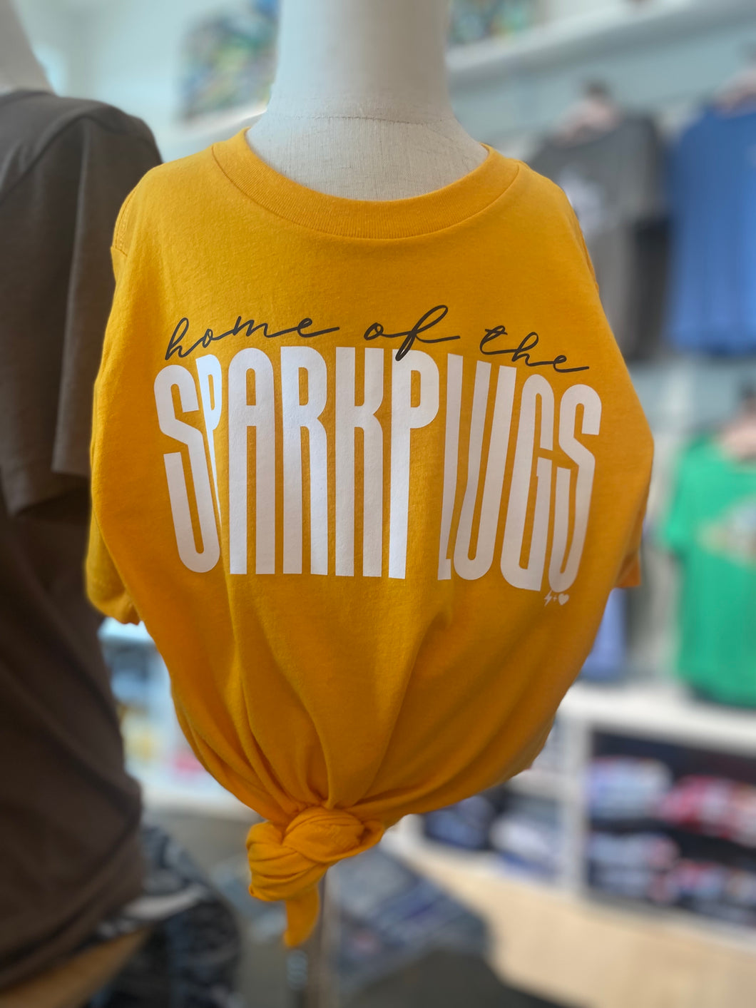 Home of the Sparkplugs Tee | Youth and Adult Sizes