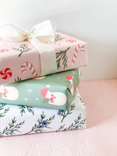 Load image into Gallery viewer, Sweet Pink Christmas Wrapping Paper - 3 Sheet Roll
