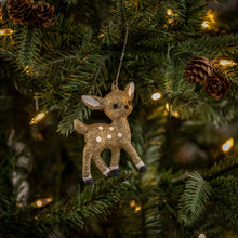 Load image into Gallery viewer, Mini Gold Deer Ornament
