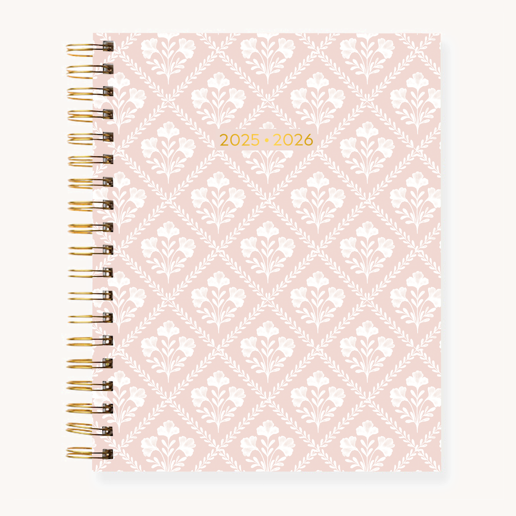 Pink Trellis 2025-2026 Academic Planner