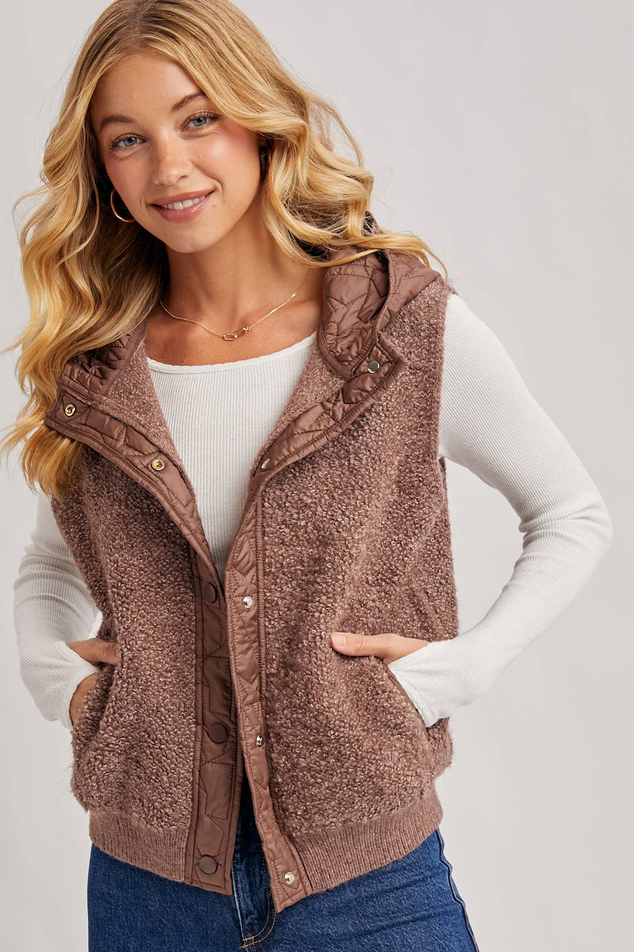 The Cozy Trail Hooded Vest