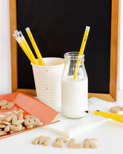Load image into Gallery viewer, Pencil Reusable Straws - 12 count
