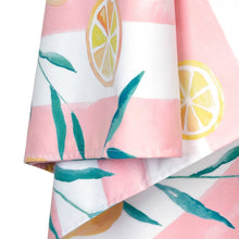 Load image into Gallery viewer, Close up of Dock &amp; Bay Quick Dry Towel in the color &quot;Lemons&quot;. 
