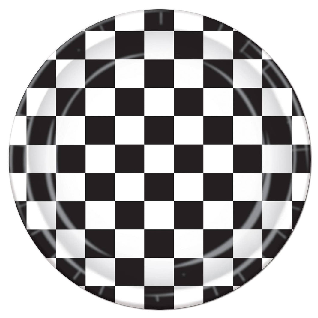 Checkered Paper Plates