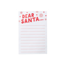 Load image into Gallery viewer, Cookies for Santa Set – Christmas Eve Plate, Milk Jug, Straw &amp; “Dear Santa” Notepad
