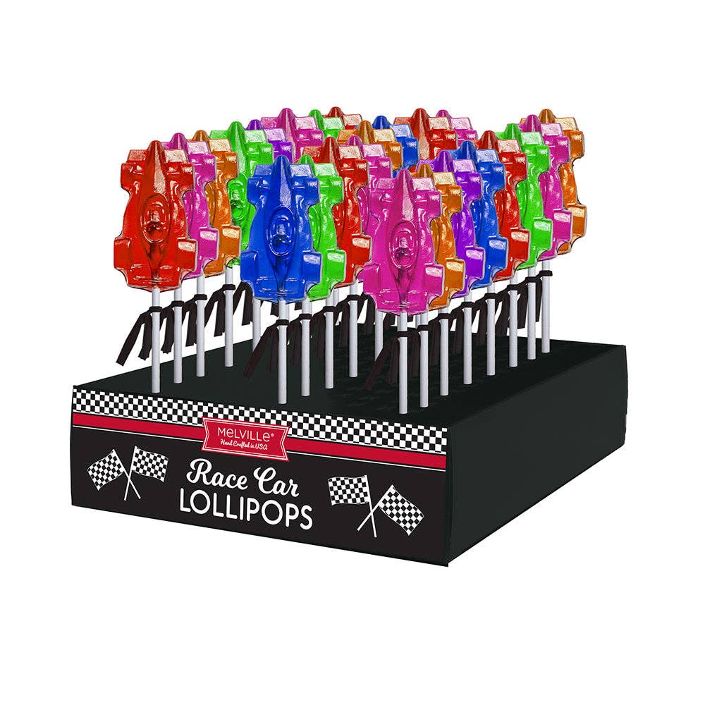 Indy Race Car Lollipops  | Choose Your Color