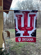 Load image into Gallery viewer, Indiana University IU House Flag by Justin Patten  V2
