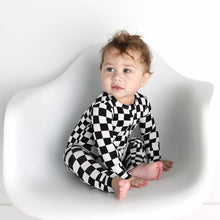 Load image into Gallery viewer, Checkered Onesie with Zipper
