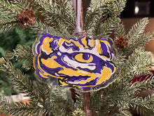 Load image into Gallery viewer, LSU Tiger Eye Acrylic Ornament by Justin Patten
