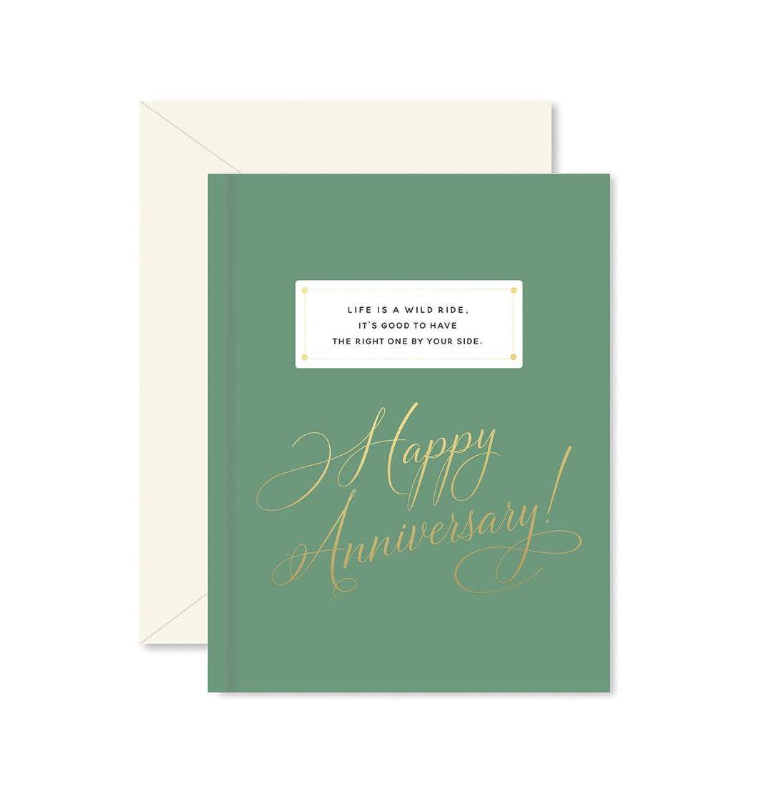 Wild Ride Anniversary Greeting Card