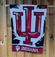 Load image into Gallery viewer, Indiana University IU House Flag by Justin Patten  V2
