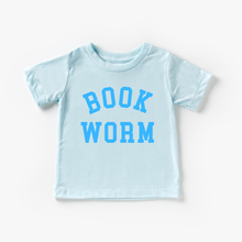 Load image into Gallery viewer, Book Worm Toddler and Youth Tee | Ice Blue
