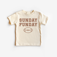 Load image into Gallery viewer, Sunday Funday Toddler and Youth Tee | Natural
