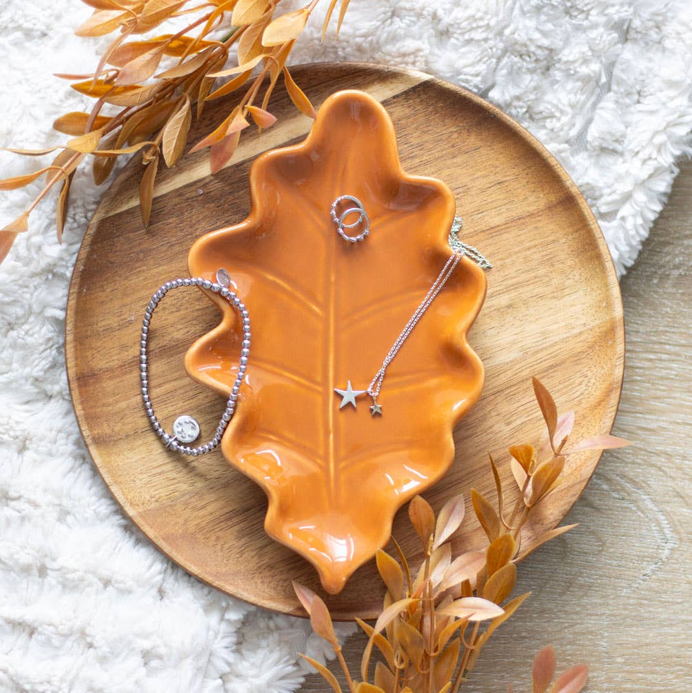 Fall and Autumn Leaf Dish