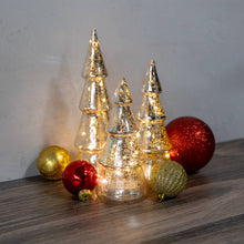 Load image into Gallery viewer, Battery-Operated Mercury Silver Glass Tree | 3 Sizes

