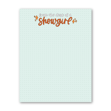 Load image into Gallery viewer, From the Desk of a Showgirl Notepad
