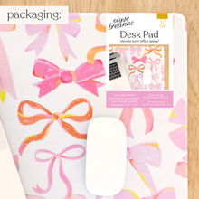 Load image into Gallery viewer, Pink Bows Desk Pad
