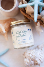 Load image into Gallery viewer, &quot;High Tides &amp; Good Vibes&quot; Plant Based Wax Candle
