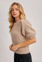 Load image into Gallery viewer, Puff sleeved knit sweater
