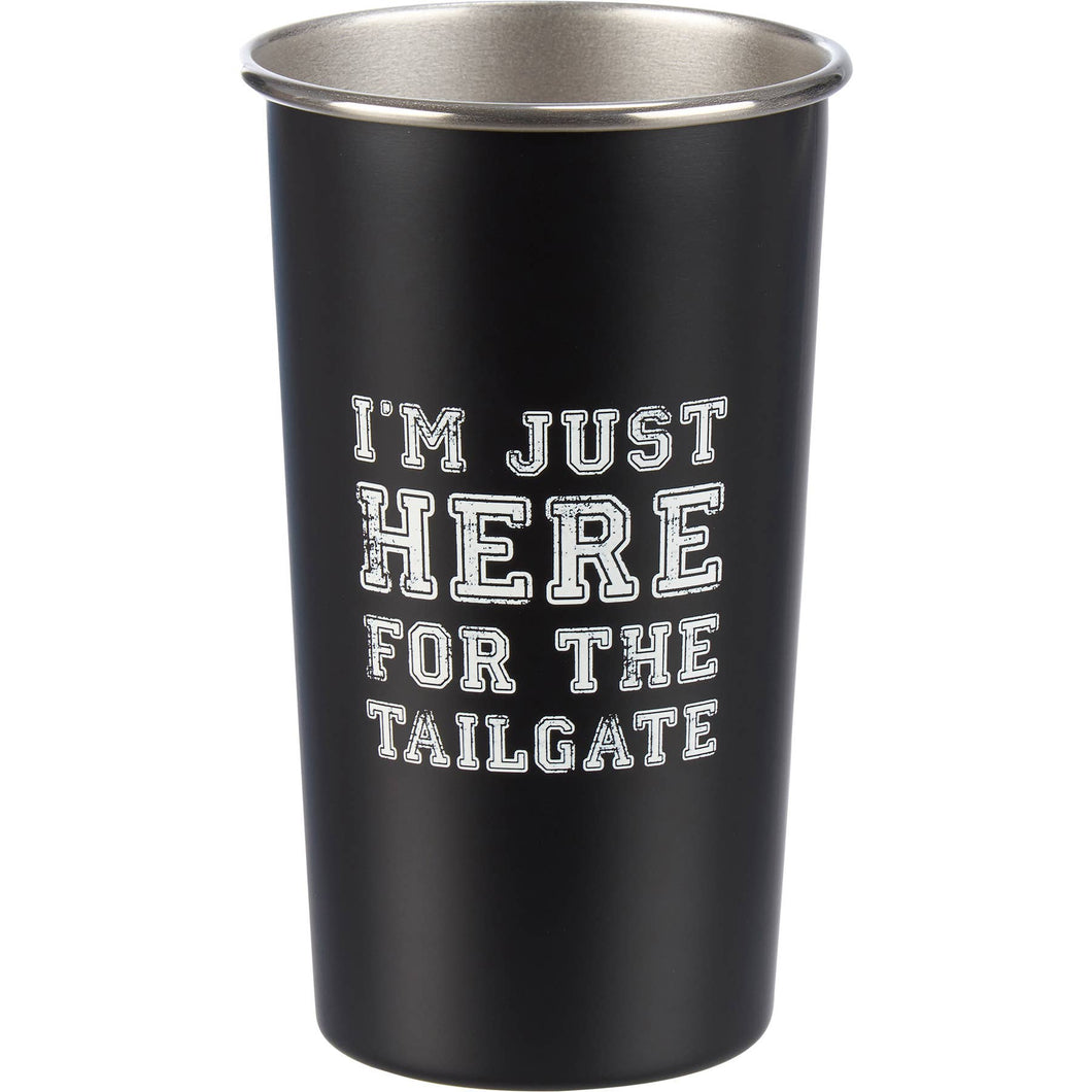 I'm Just Here For The Tailgate Tumbler