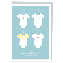 Load image into Gallery viewer, Baby Shower Greeting Card - new baby
