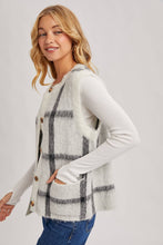 Load image into Gallery viewer, Heritage Plaid Knit Sweater Vest with Pockets
