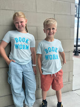 Load image into Gallery viewer, Book Worm Toddler and Youth Tee | Ice Blue
