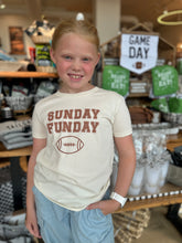 Load image into Gallery viewer, Sunday Funday Toddler and Youth Tee | Natural
