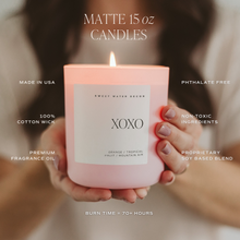 Load image into Gallery viewer, XOXO 15 oz Soy Candle, Matte Jar
