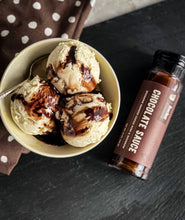 Load image into Gallery viewer, Chocolate Sauce with Bourbon Smoked Cacao Nibs &amp; Bourbon
