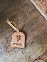 Load image into Gallery viewer, Indiana Peony Wooden Ornament
