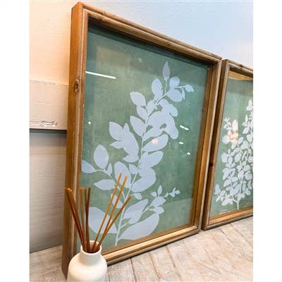Bohemian Modern Sage Wall Art | 2 Styles