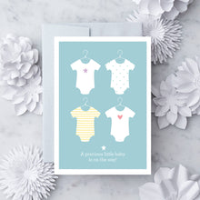 Load image into Gallery viewer, Baby Shower Greeting Card - new baby
