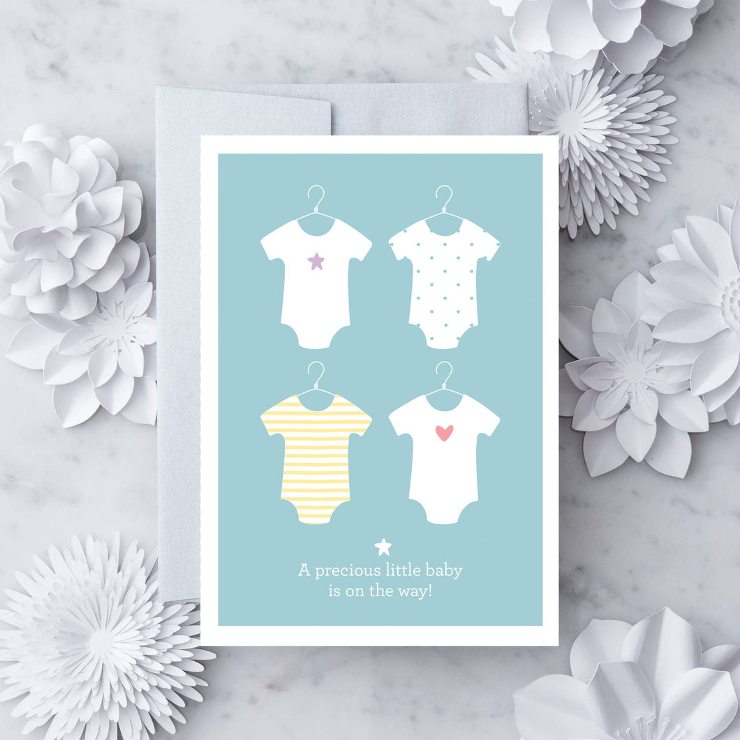 Baby Shower Greeting Card - new baby