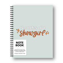 Load image into Gallery viewer, Notes of a Showgirl Notebook
