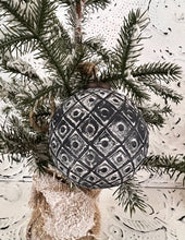 Load image into Gallery viewer, Black &amp; White Glass Ornament
