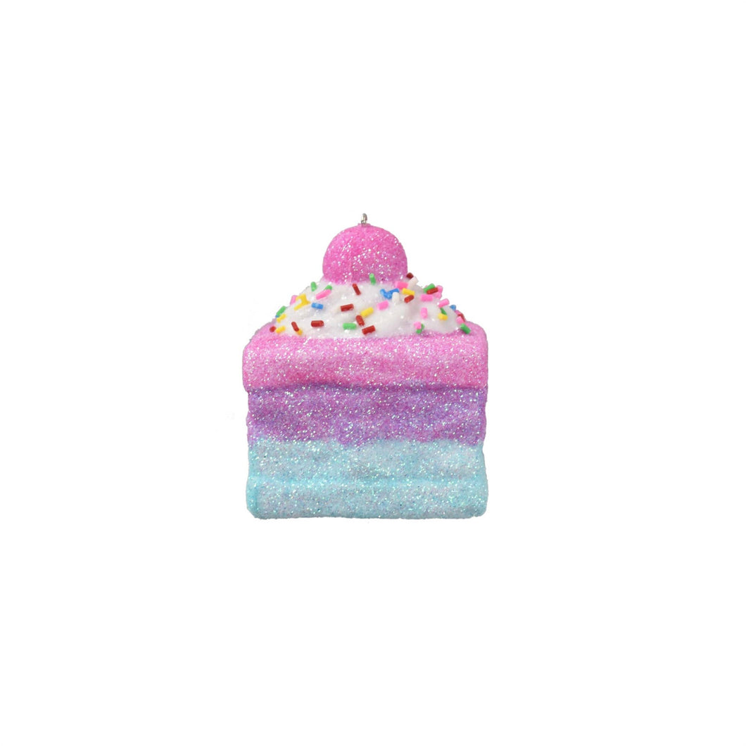 Glittered/Sprinkle Sugared Cake -Pink/Purple/Blue