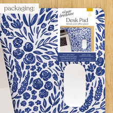 Load image into Gallery viewer, Porcelain Floral Desk Pad
