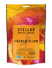 Load image into Gallery viewer, Stellar Pretzel Braids- French Dijon- 5oz
