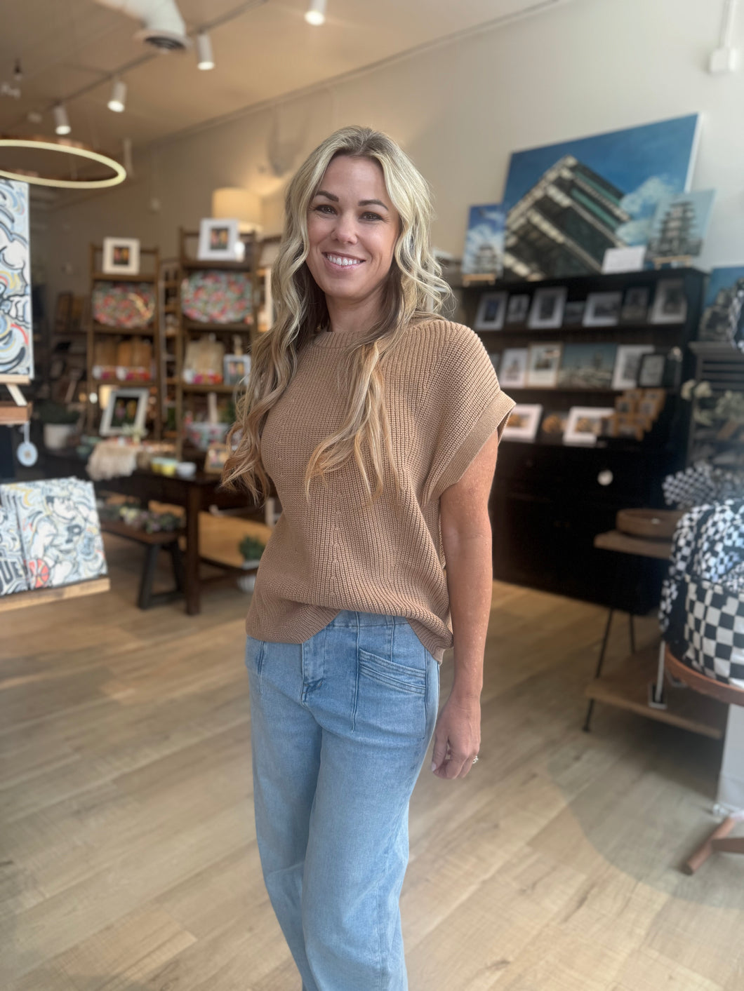 Batwing Pullover | Latte